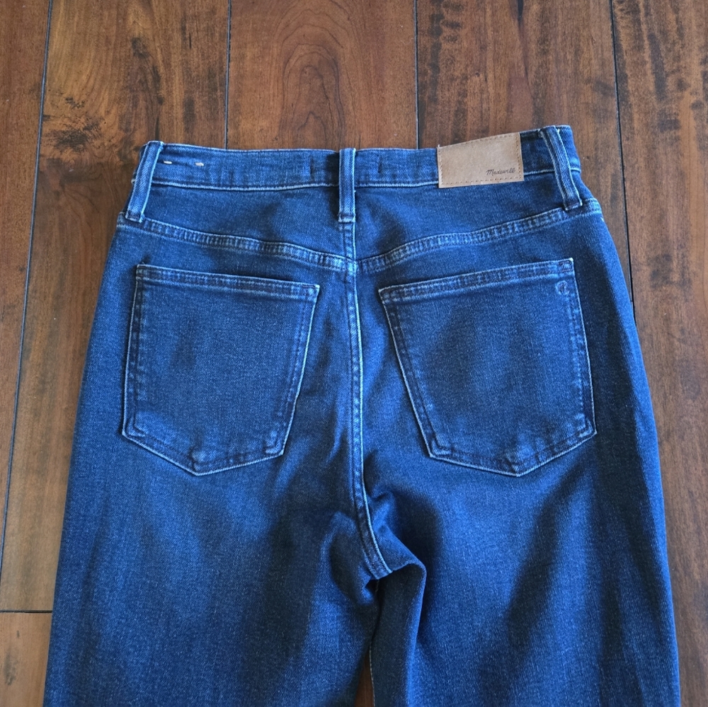 Madewell The Perfect Vintage Jeans Women's Dark Blue Stretch Denim Size 26 - Picture 4 of 12